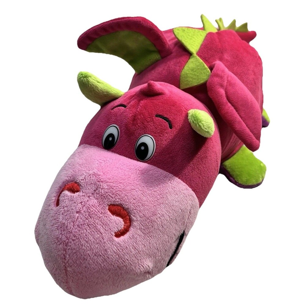 Flip A Zoo Plush Daphne Dragon flips to Thea Unicorn Huggable, Lovable Toy